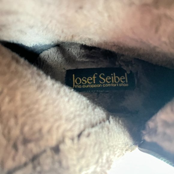 Josef Seibel Brown‎ Suede Side Zipped Riding Boots Womens Size 36 US Sz 6 Heeled - Picture 4 of 8